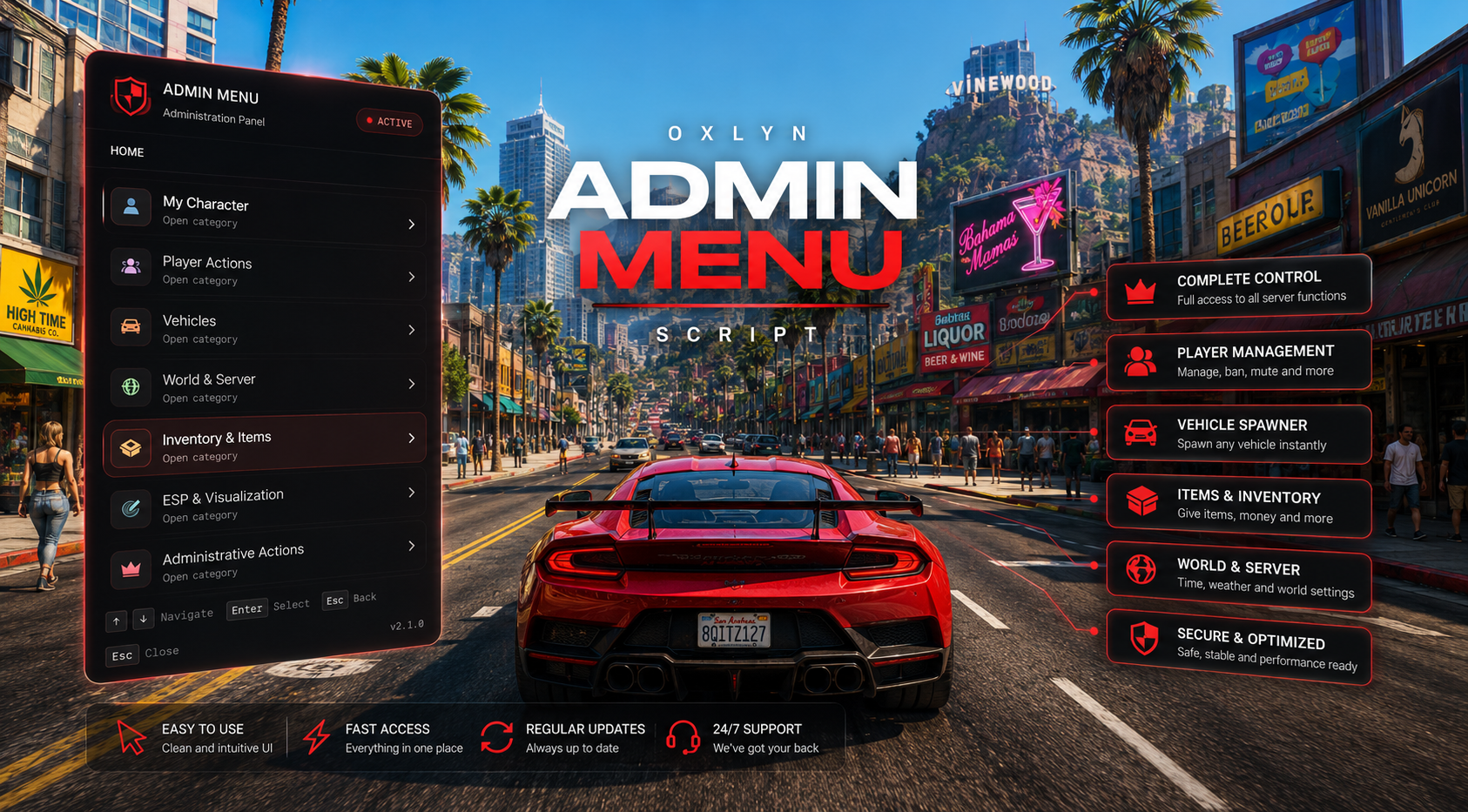 OXLYN Admin System