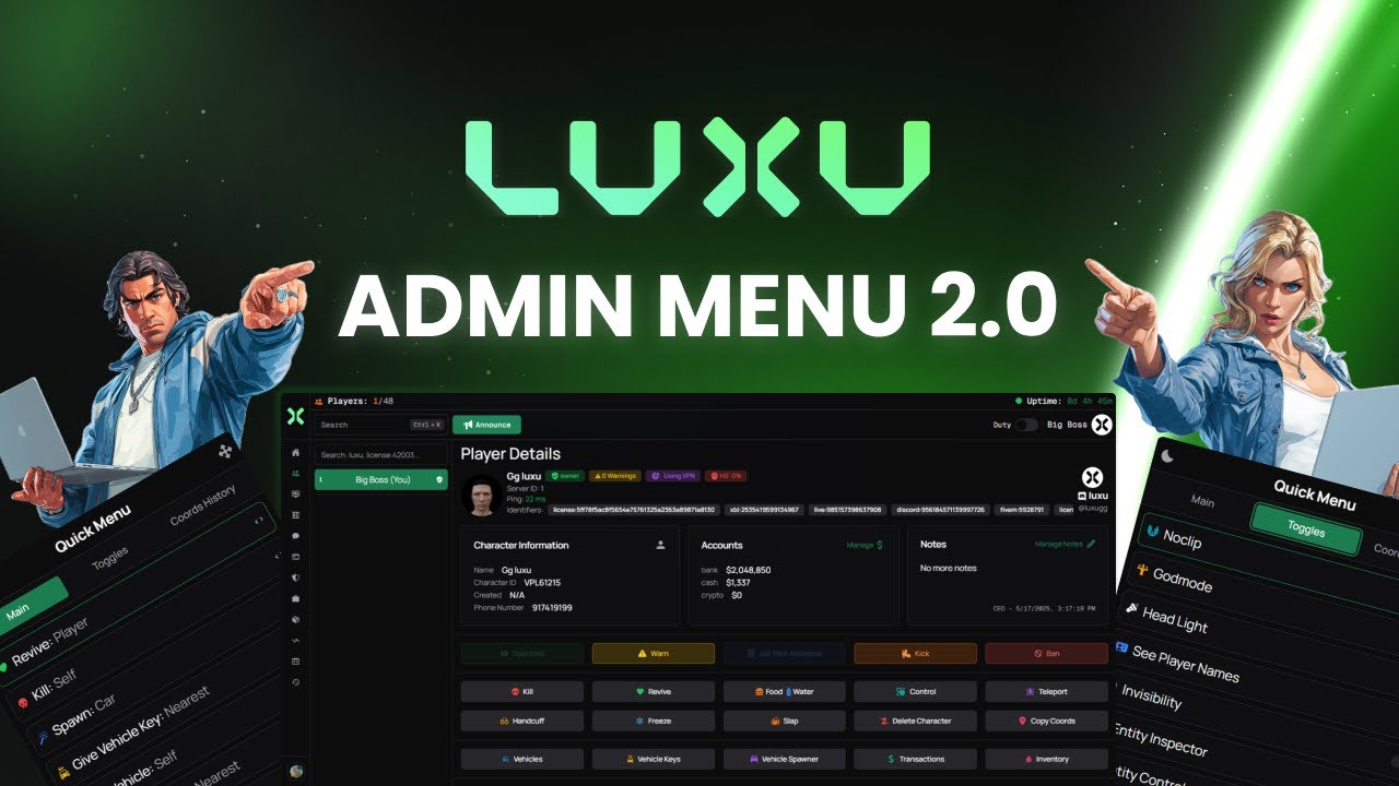 Luxu Admin V2